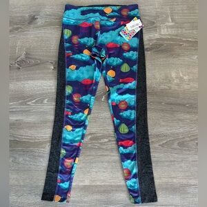LuLaRoe Jordan Leggings with Hot Air Balloon Print Size Medium New with Tags